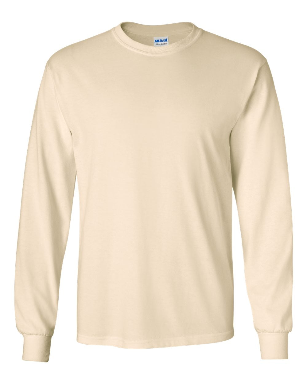 Ultra Cotton Long Sleeve T-Shirt, L, Ash - Walmart.com