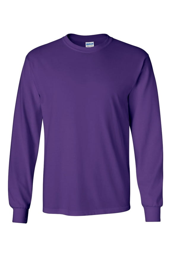 Ultra Cotton Long Sleeve T-Shirt, 3XL, Purple