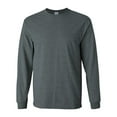 thumbnail image 1 of Ultra Cotton Long Sleeve T-Shirt, 5XL, Dark Heather, 1 of 3