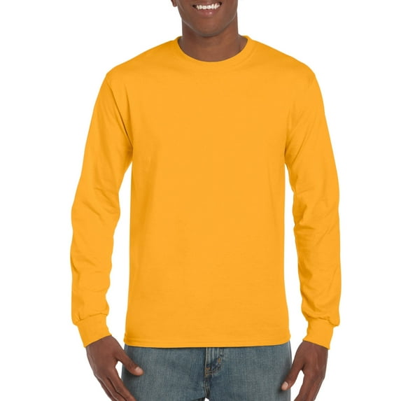 Ultra Cotton Long Sleeve T-Shirt, 5XL, Gold