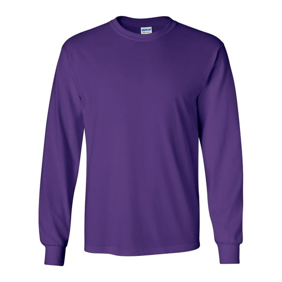 Ultra Cotton Long Sleeve T-Shirt, 5XL, Purple