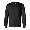 thumbnail image 1 of Ultra Cotton Long Sleeve T-Shirt, L, Black, 1 of 3