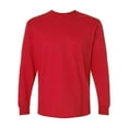 thumbnail image 1 of Ultra Cotton Long Sleeve T-Shirt, L, Red, 1 of 5