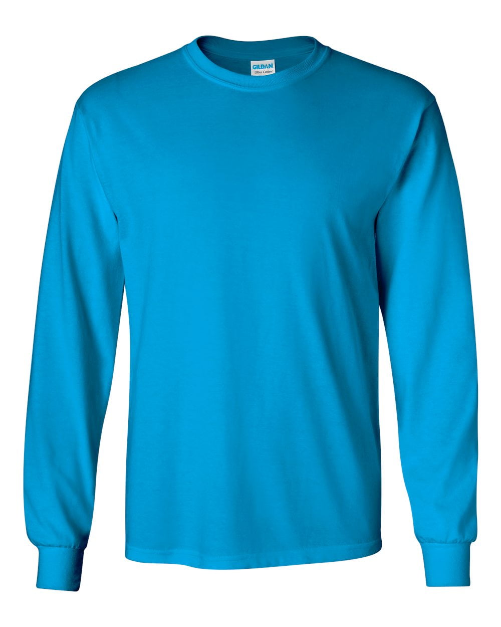 Ultra Cotton Long Sleeve T-Shirt, L, Sapphire - Walmart.com