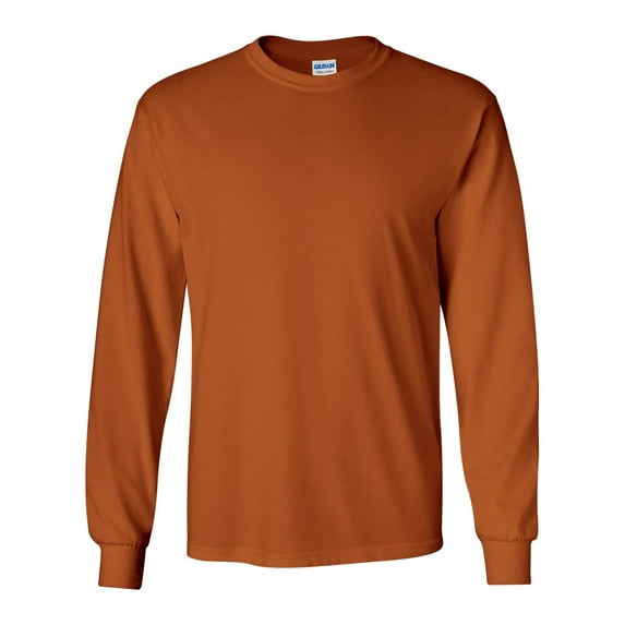 Ultra Cotton Long Sleeve T-Shirt, L, Texas Orange