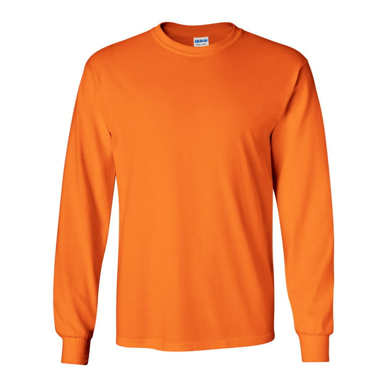 WSBB Mens Safety Orange T-Shirt, 4XL