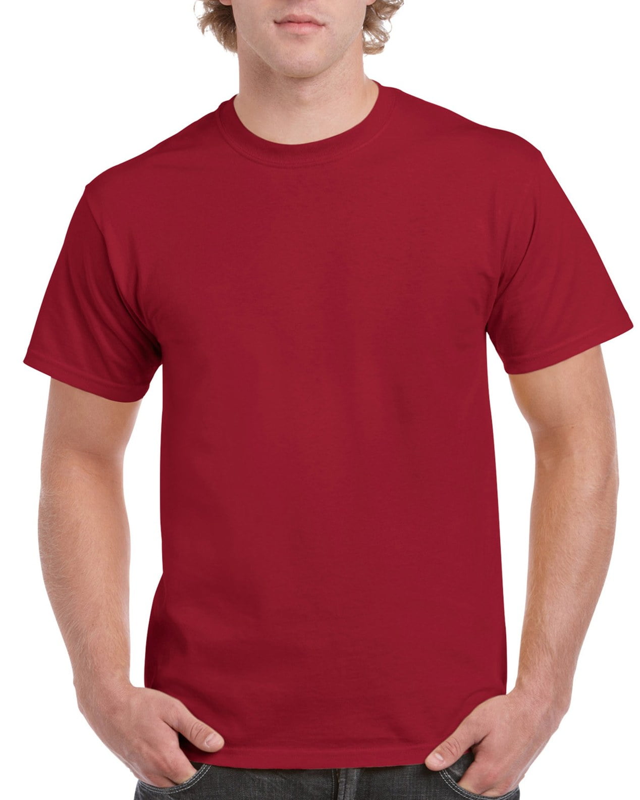 NStradamus Tシャツ GILDAN XL 5.6 oz. 50/50 T-Shirt (G800) Carolina Blue, S (Pack of 2