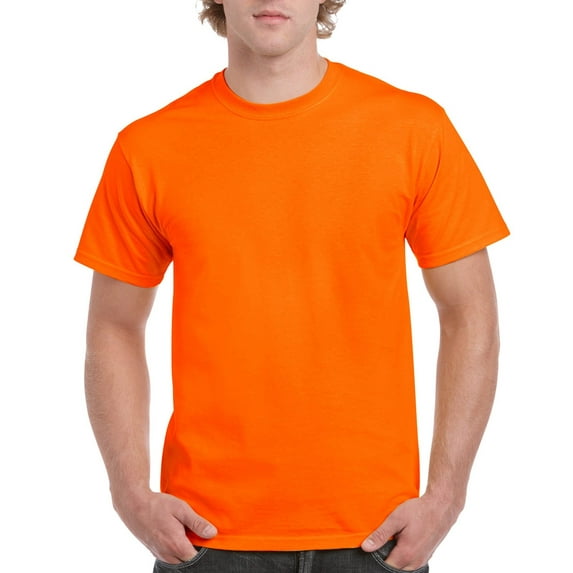Ultra Cotton T-Shirt, 4XL, Safety Orange