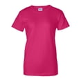 thumbnail image 1 of Ultra Cotton Women’s T-Shirt, 2XL, Heliconia, 1 of 3