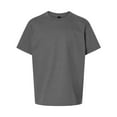 thumbnail image 1 of Ultra Cotton Youth T-Shirt, L, Charcoal, 1 of 3