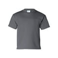 thumbnail image 1 of Ultra Cotton Youth T-Shirt, XS, Charcoal, 1 of 3