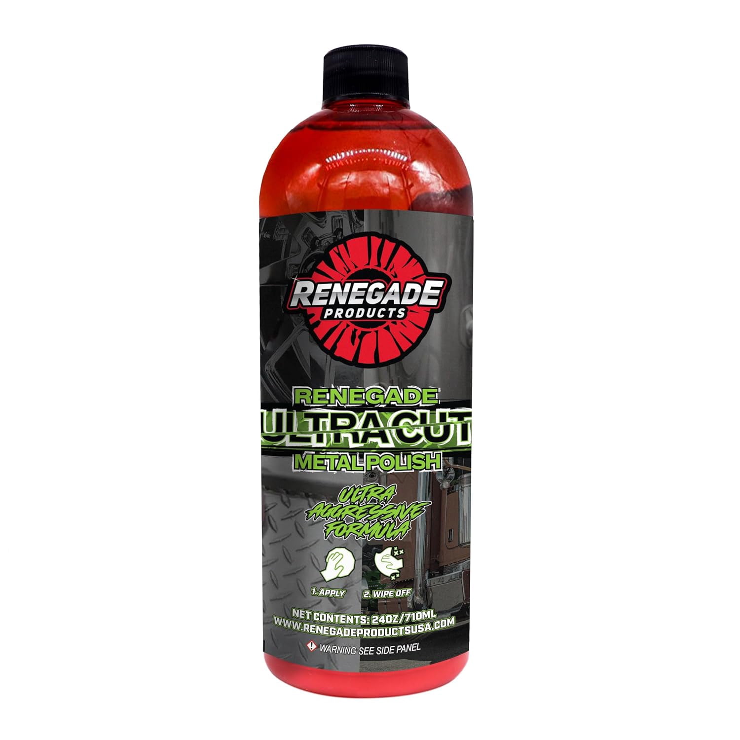 Ultra Cut Metal Polish 24 Oz Aggressive Formula for Stainless Steel & Aluminum