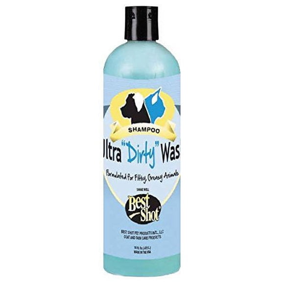 Ultra Dirty Wash Dog Shampoo Grooming Bathing Deep Clean Concentrate 16 oz