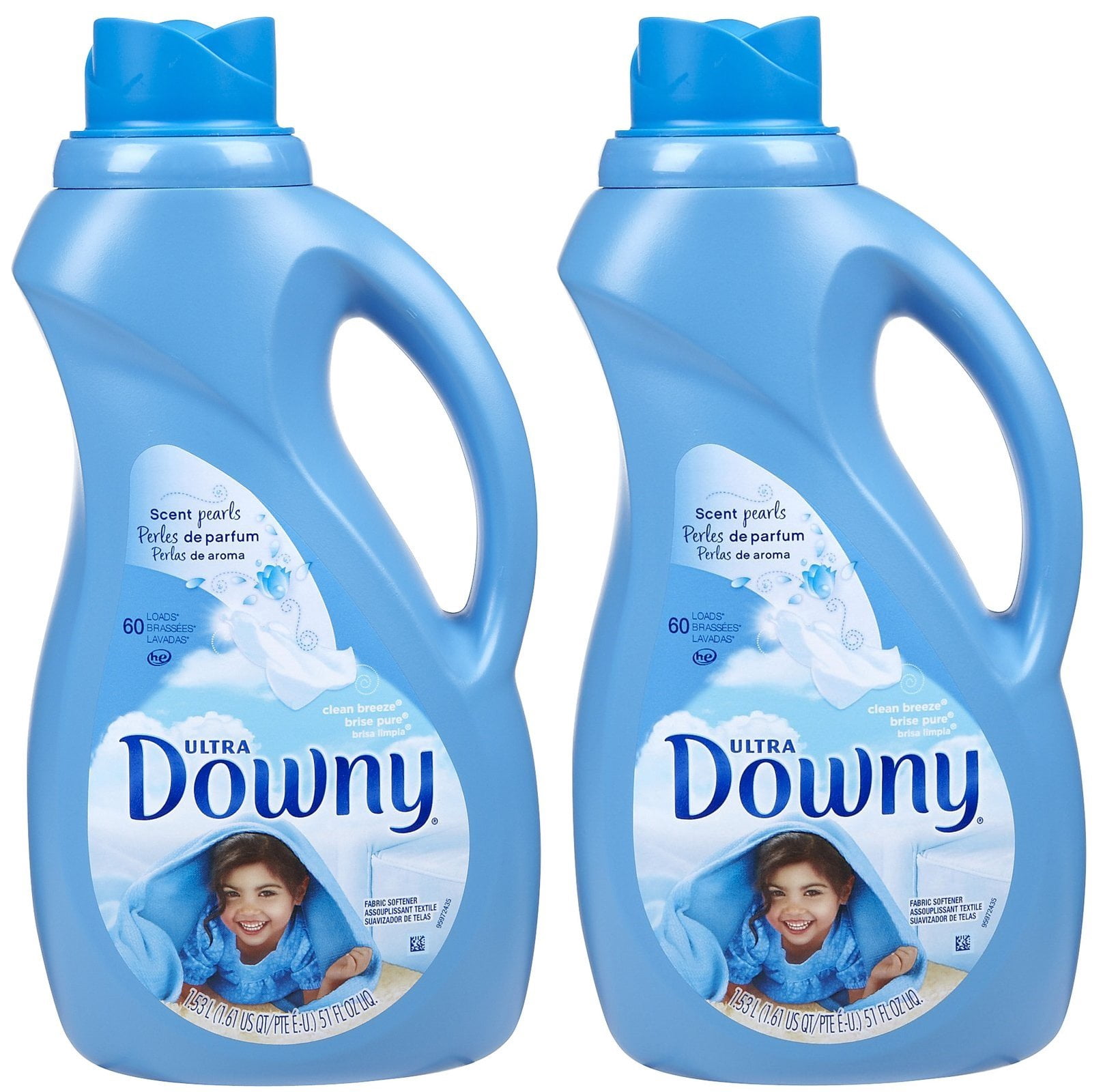 Ultra Downy 39300 27 Oz Downy Ultra Fabric Softener Liquid Clean Breeze