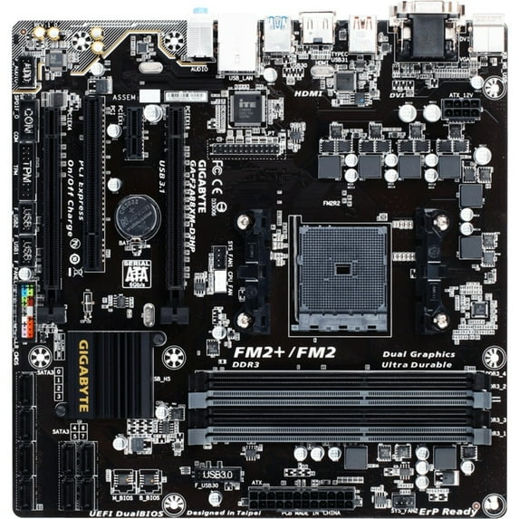 Ultra Durable GA-F2A88XM-D3HP (rev. 1.0) Desktop Motherboard