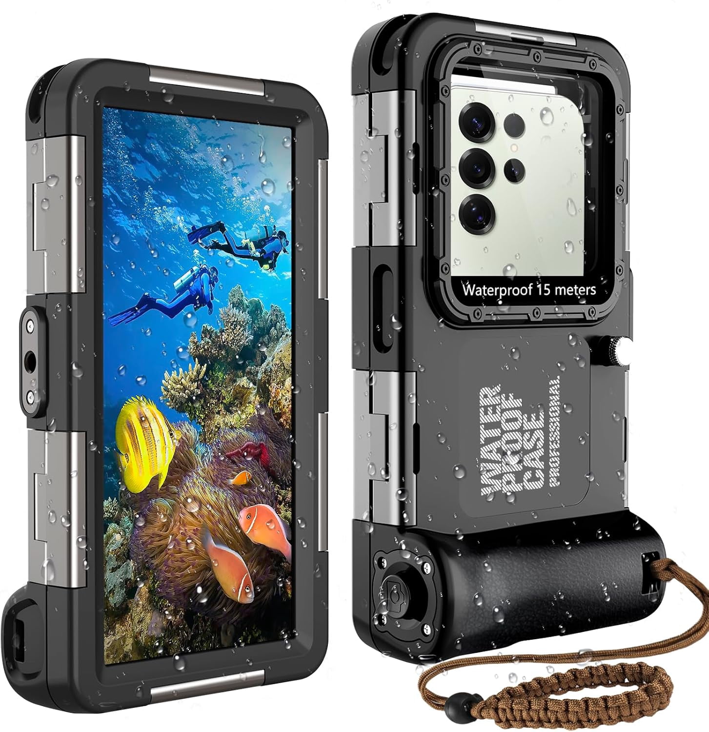 Ultra-Durable Waterproof Case For Samsung Galaxy S25 S24 S23 S22 S21 Ultra - 10m/30FT Depth Rated for Snorkeling, Kayaking & Underwater Photography | Mechanical Button for Instant Photos