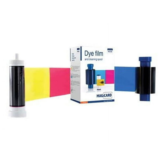 Ultra Electronics Magicard - Yellow, cyan, magenta, black with overlay - print ribbon - for Magicard Enduro, Enduro Duo, Enduro3E, MC200, Rio Pro 360