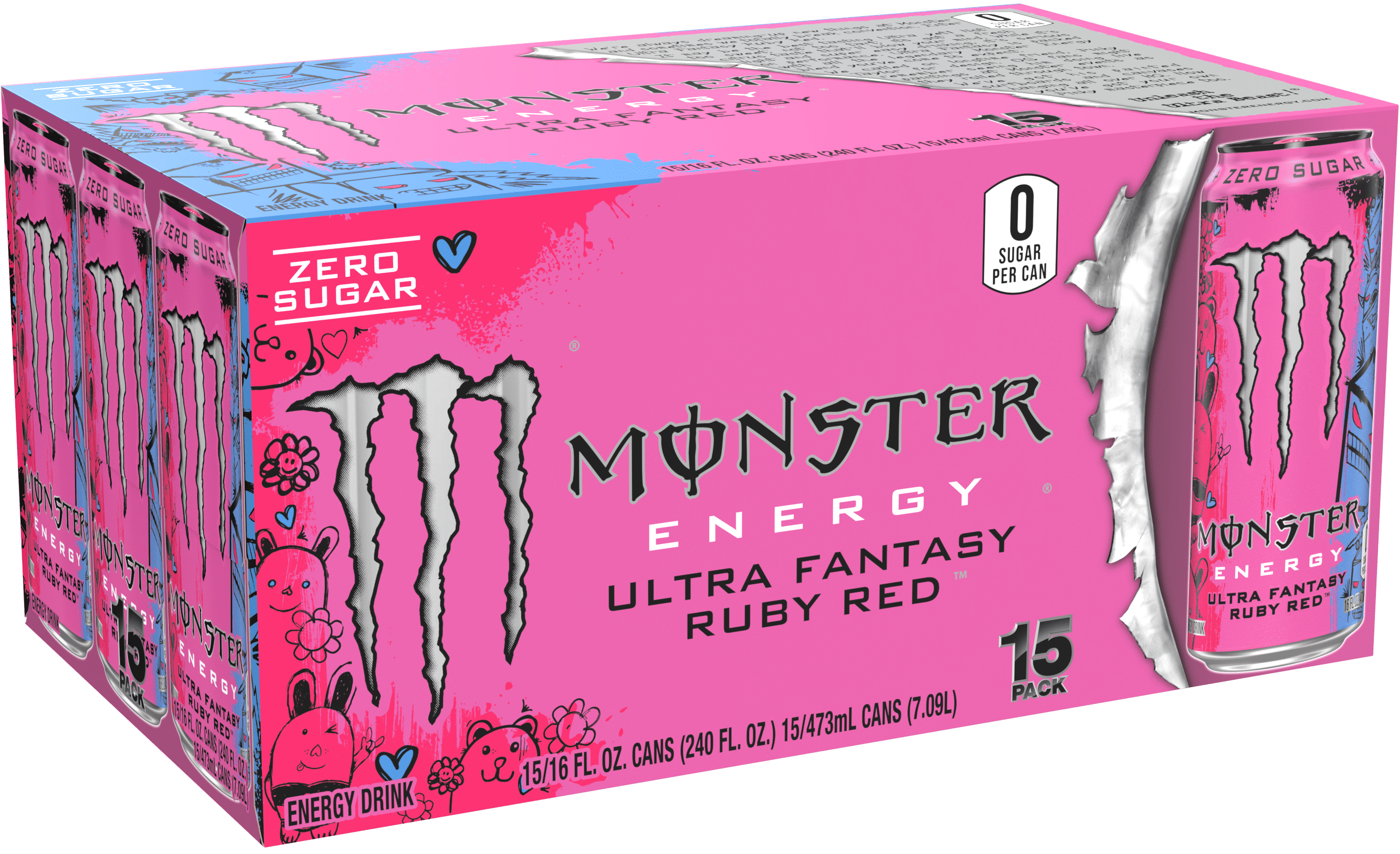 Ultra Rudy Red Monster Monster Energy Energy Drinks