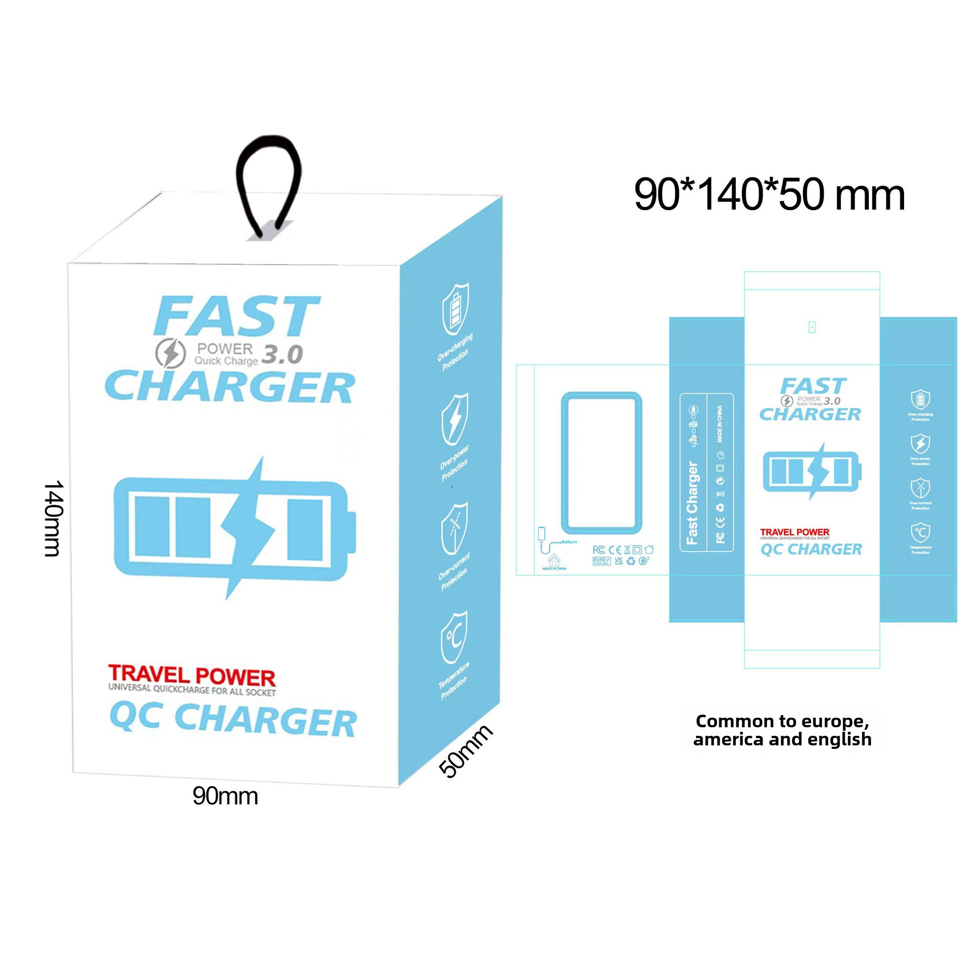 Ultra-Fast 65W GaN Gallium Nitride PD Charger Adapter for Mobile Phones ...