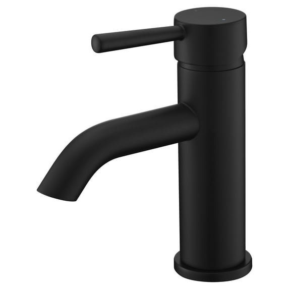 Ultra Faucets Euro Collection Single-Handle Lavatory Faucet Matte Black UF36507 Matte