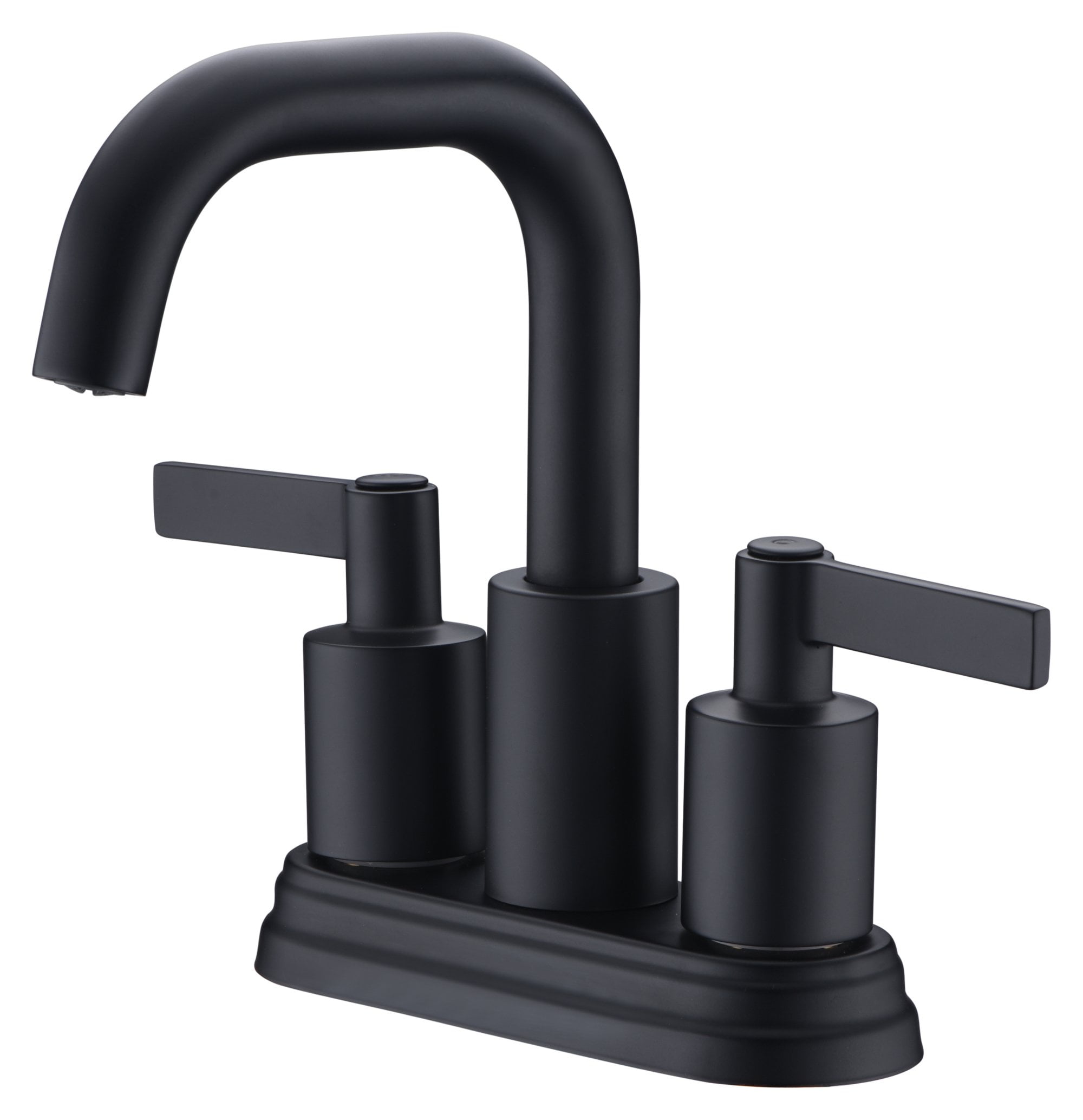 Matte Black Nickel 2-Handle Centerset Bathroom Faucet