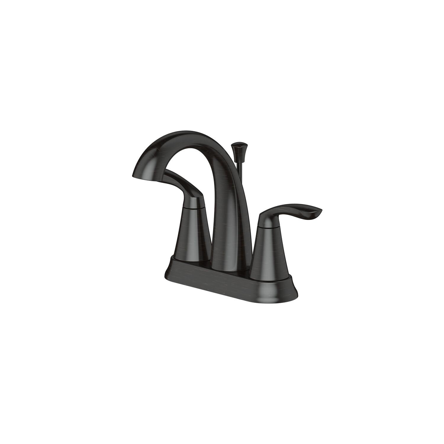 Oil Rubbed Bronze Centerset Bathroom Faucet with Drain Assembly