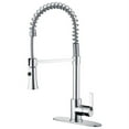 thumbnail image 1 of Ultra Faucets UF17200 Chrome Single-Handle Kitchen Faucet with Pull-Down Spray, 1 of 4