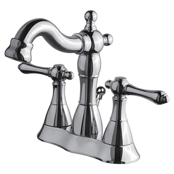 Ultra Faucets UF45210 Prime Two-Handle Centerset Bathroom Faucet, Chrome