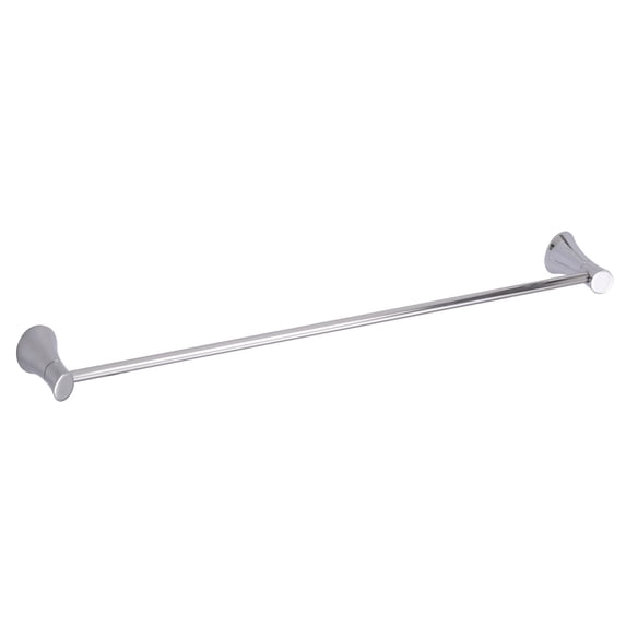 Ultra Faucets Ufa11010 24" Chrome Contemporary Towel Bar