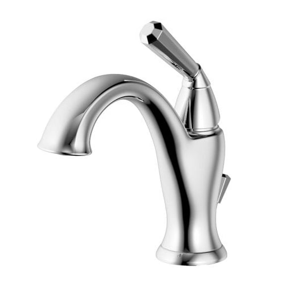 Ultra Faucets Z Single Hole Bathroom Faucet with Drain Assembly