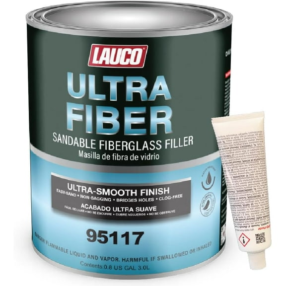 Automotive Body Filler LAUCO 95117 Fiberglass Filler 7.5 lbs