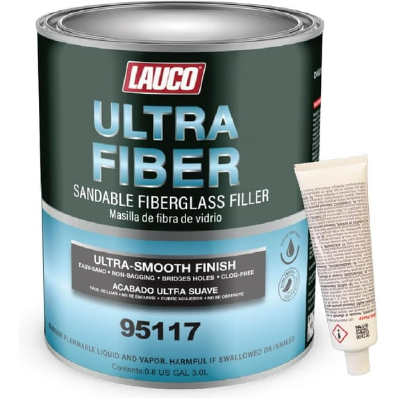 Automotive Body Filler LAUCO 95117 Fiberglass Filler 7.5 lbs