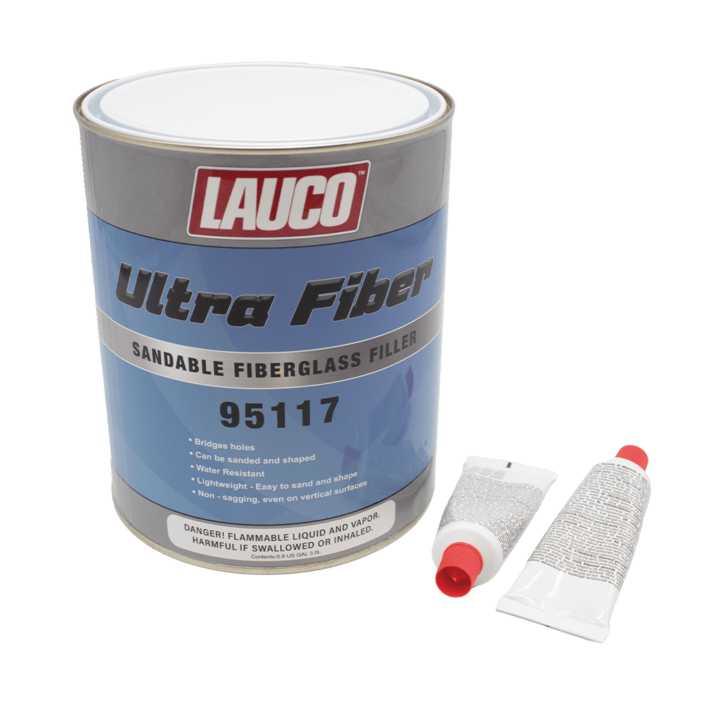Ultra Fiber Sandable Fiberglass Filler for Fiberglass, steel, plastics