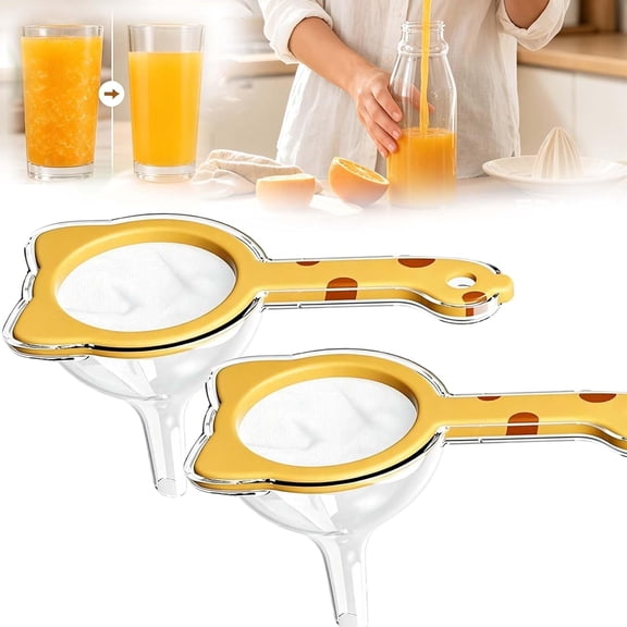 Ultra Fine Mesh Strainer with Handle - Detachable Nylon Mesh Filter with Non-Slip Handle, Ultra Fine Mesh Strainer for Soy Milk, Juice, Sauce, Flour Sifting, Kitchen Cooking & Baking