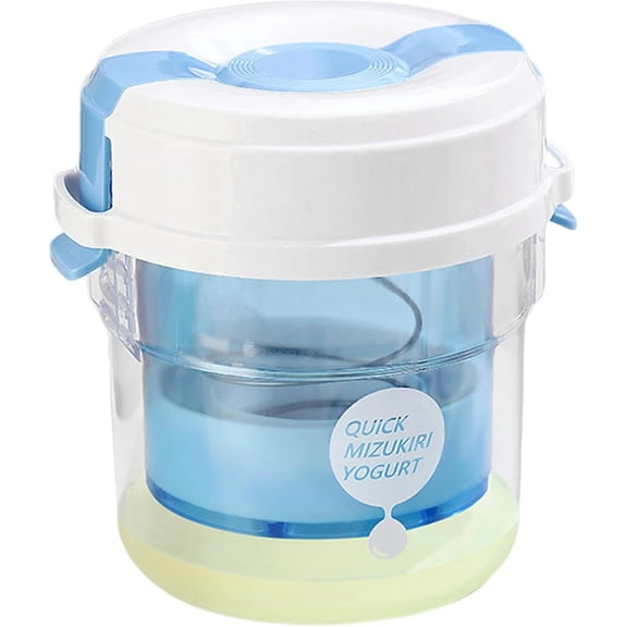 Ultra-Fine Mesh Yogurt Strainer with Lid - Manual Milk Separator for Thick, Creamy Homemade Yogurt | Essential Kitchen Gadget