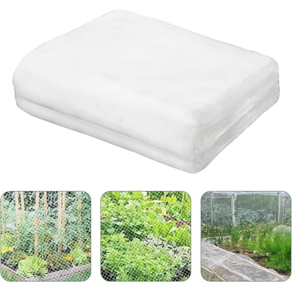 Ultra Fine Plant Cover,Bird Netting,Garden Insect Netting Pest Barrier,Plant Mesh Covers,Mosquito Netting,Greenhouse Row Cover Protection Net,for Fruits Flowers Vegetables Crops 9.8*8.2FT