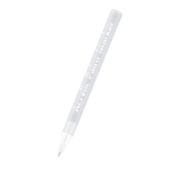 Ultra Fine Tip Acrylic Paint Pens | Paint Pens Extra Fine Point 0.7 mm | For Black Paper, Ceramics, Rock Painting, Glass, Wood, Canvas, Metal