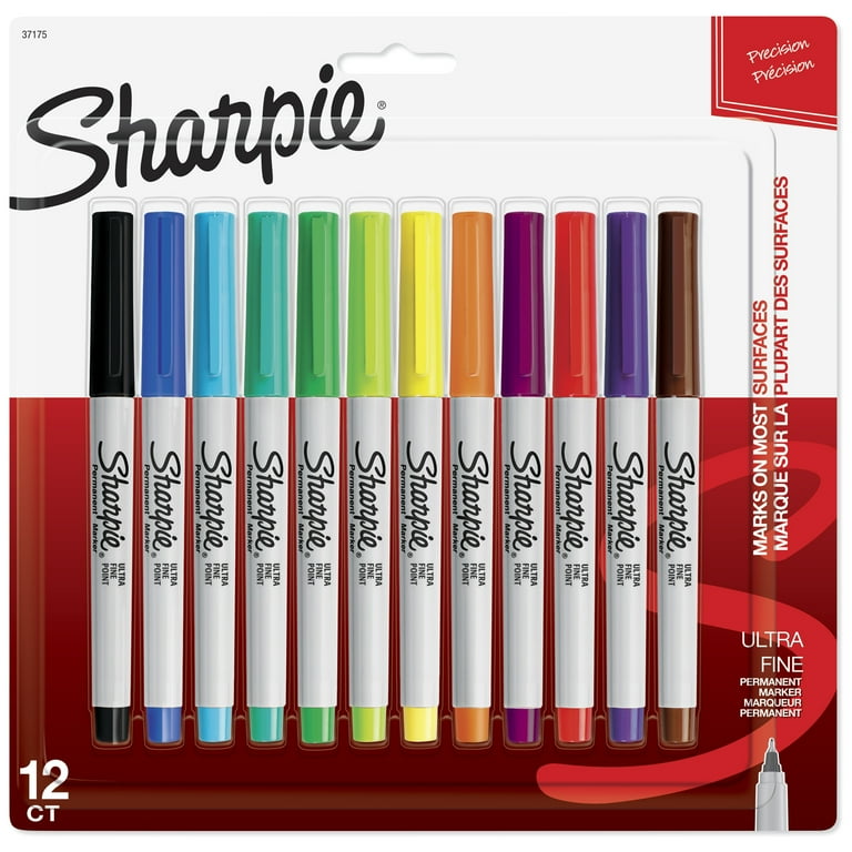 Permanent Marker, Pen-Style, Extra-Fine Needle Tip, Assorted Colors, 5/Pack Permanent Marker, Pen-Style, Extra-Fine Needle Tip, Assorted Colors, 5/Pack