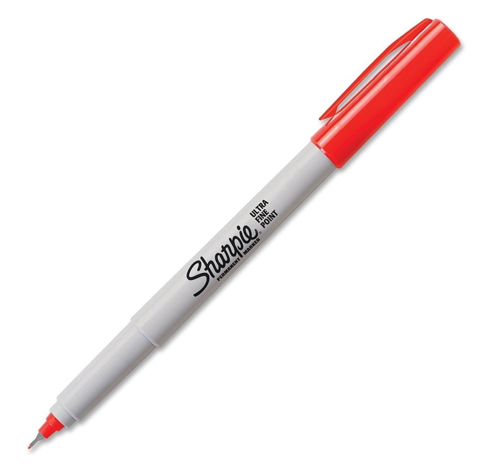 Ultra Fine Tip, Red, Permanent Markers, 2 Packs of 12-Count (Total of 24 Markers)