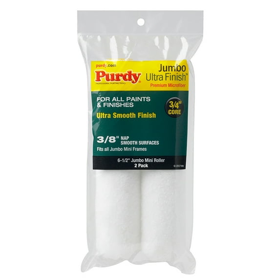 Purdy Altitude 6-1/2 In. x 3/8 In. Jumbo Mini Microfiber Roller Cover (2-Pack)