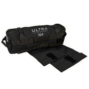 Ultra Fitness Workout Exercise Sandbags - Heavy Duty Sand-Bag, Functional Strength Training, Dynamic Load Exercises, WODs, General Fitness and Military Conditioning Medium 25-75lbs, Black