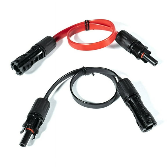 Ultra Flat Solar Flexible Cable Solar Panel Connector Adapter 1M 1500V 90 Degree Bend Photovoltaic Extension Cord