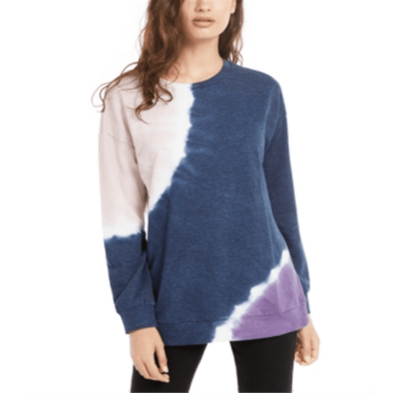 Tie dye tunic sweatshirt hotsell