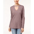 thumbnail image 1 of Ultra Flirt Juniors Choker Neck Tunic Elderberry S, 1 of 1