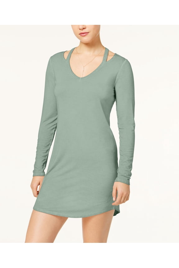 Juniors Cold Collar Shift Dress Vetiver S