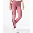 thumbnail image 1 of Ultra Flirt Juniors Printed Sporty Side Stripe Leggings Lilas L, 1 of 1