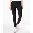 thumbnail image 1 of Ultra Flirt Juniors Ripped Illusion Leggings Black S, 1 of 1