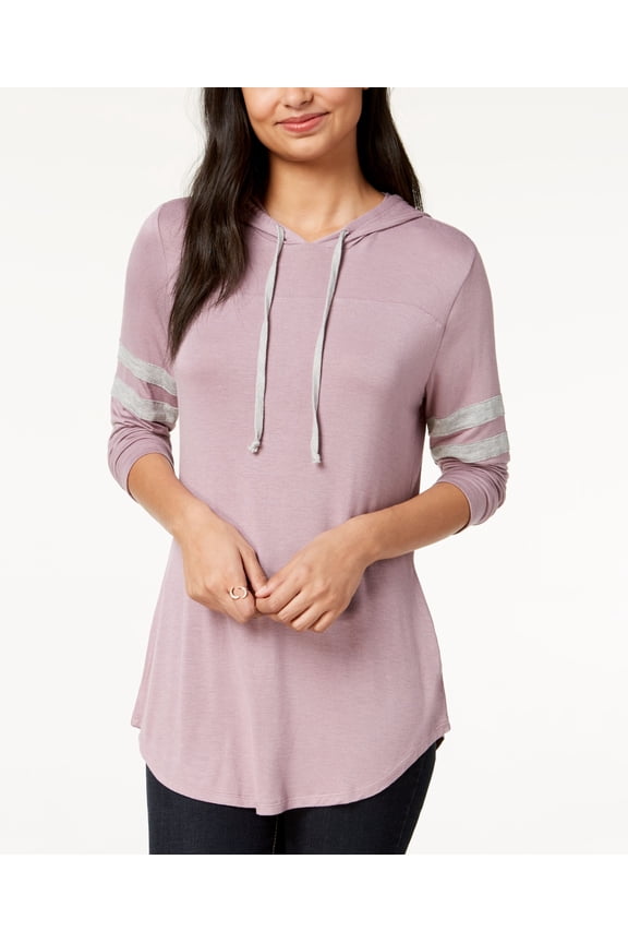 Juniors Varsity Hooded Top Elderberry XL