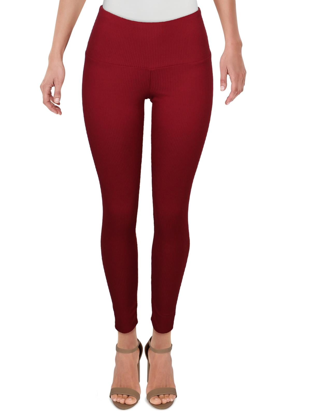 Womens Ribbed Flared Leggings For Sports, Leisure, Gym, Dance, And Yoga In  Red From M2l3, $25.53