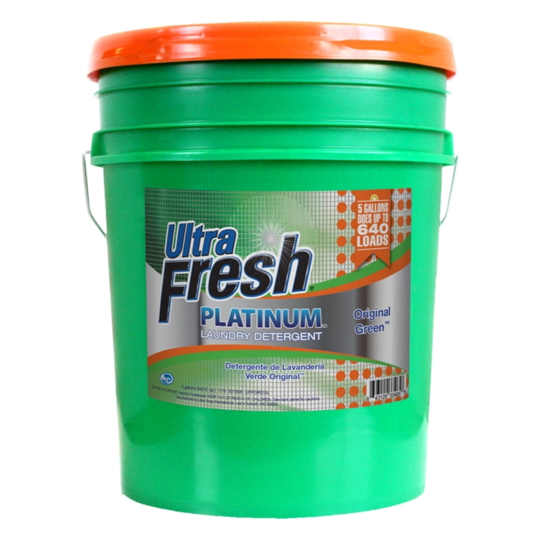 Ultra-Fresh 3X Platinum Laundry Detergent Liquid, 5 Gallon